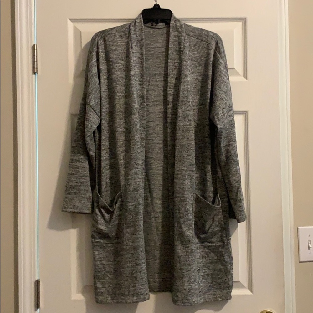 Knee length cardigan